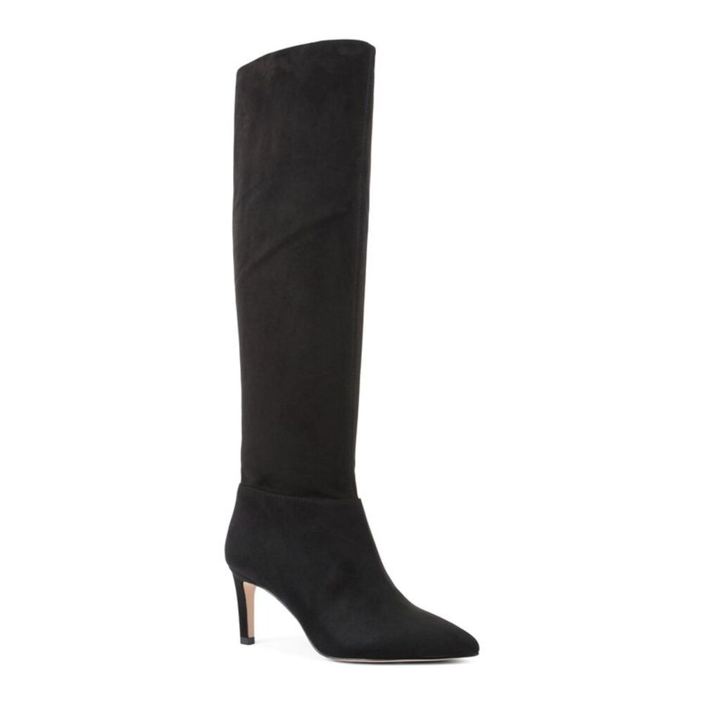 BCBGENERATION Womens Black Boot Height 15 Marlo Toe Stiletto Slouch Boot 5 M